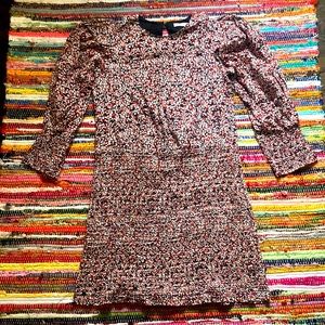 Rebecca Minkoff black/red floral dress